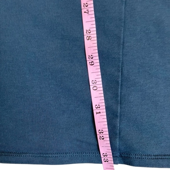 J. Jill‎ Pure Jill Womens Scoop Neck A-Line Dress Pima Cotton Ocean Blue Sz L - Picture 14 of 16